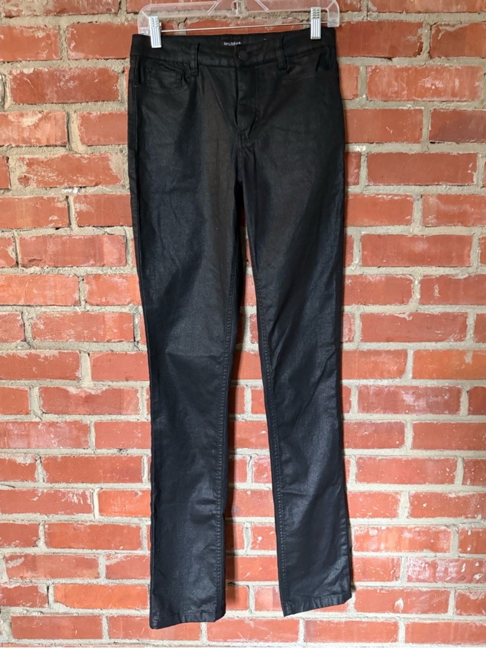 long tall sally Coated Black Skinny Jeans